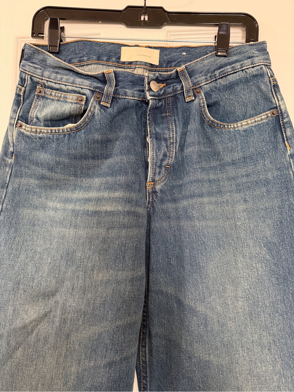 High-Rise Wide Leg Women's Jeans in Dark Blue its New - Picture 6 of 12